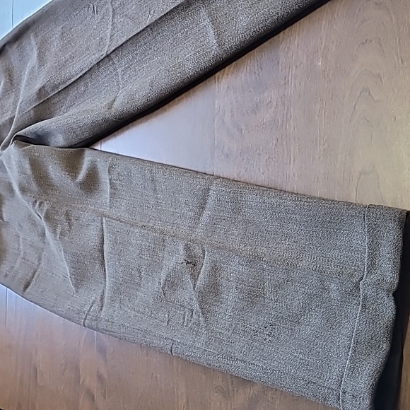 Vintage 90s Talbots petites Brown wool tweed High waisted pants Made in … - Picture 13 of 17